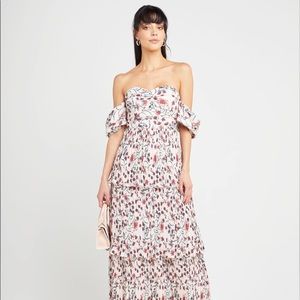 OPT petal maxi dress